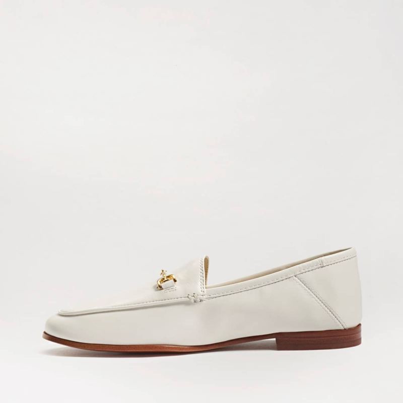 Sam Edelman Loraine Bit Loafer-White Leather