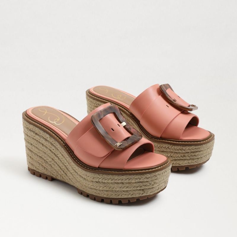 Sam Edelman Livi Espadrille Wedge Sandal-Canyon Clay Leather