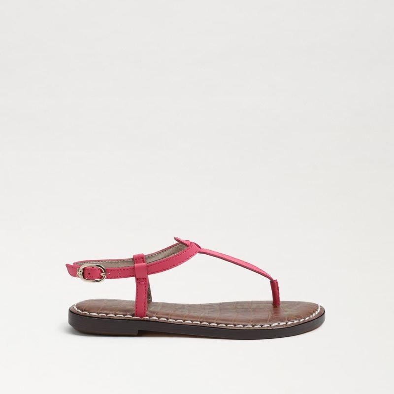 Sam Edelman Gigi Kids Thong Sandal-Carmine Rose Croc