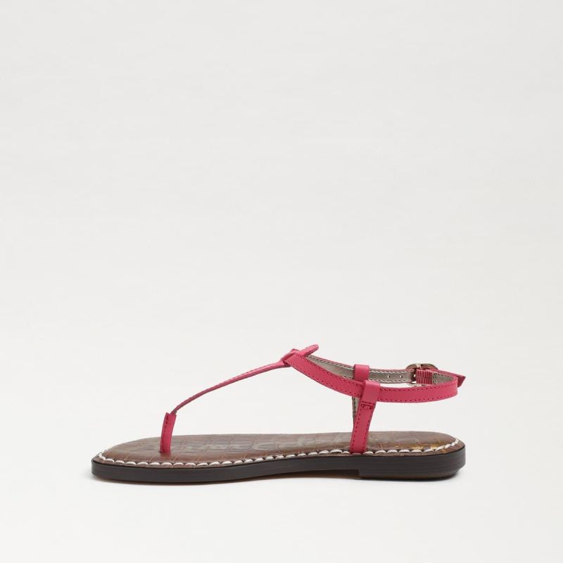 Sam Edelman Gigi Kids Thong Sandal-Carmine Rose Croc