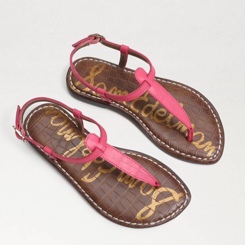 Sam Edelman Gigi Kids Thong Sandal-Carmine Rose Croc