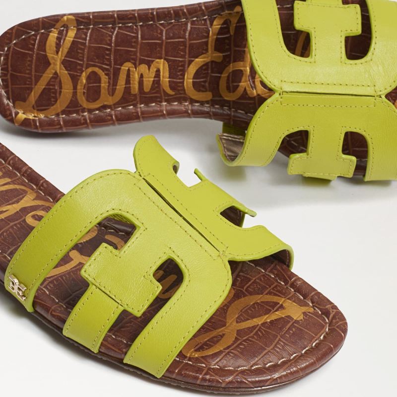 Sam Edelman Bay Slide Sandal-Limelight Leather