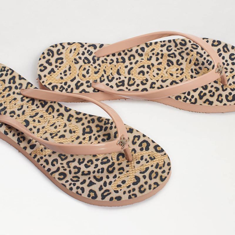 Sam Edelman Skye Flip Flop Sandal-Brown Multi
