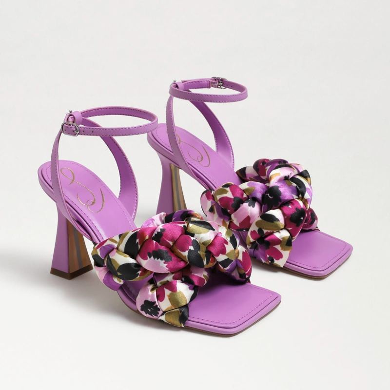 Sam Edelman Courtney Strappy Sandal-Ultra Violet Silk