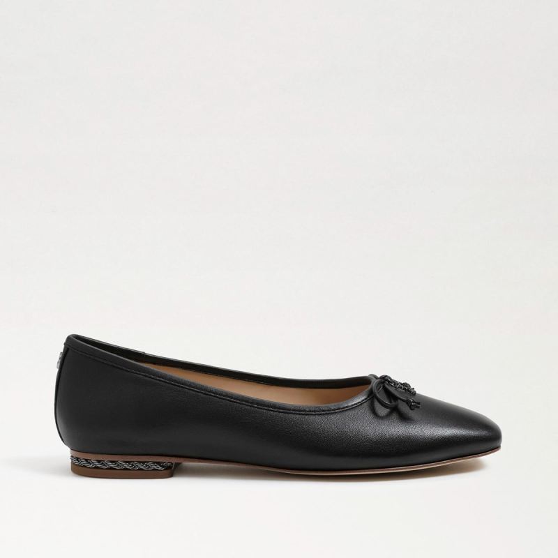 Sam Edelman Marisol Flat-Black Leather