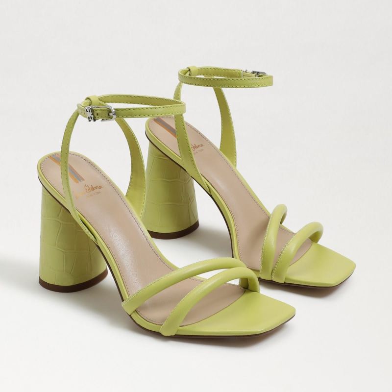 Sam Edelman Kia Block Heel Sandal-Kiwi Leather Sam Edelman Kia Block Heel Sandal-Kiwi Leather