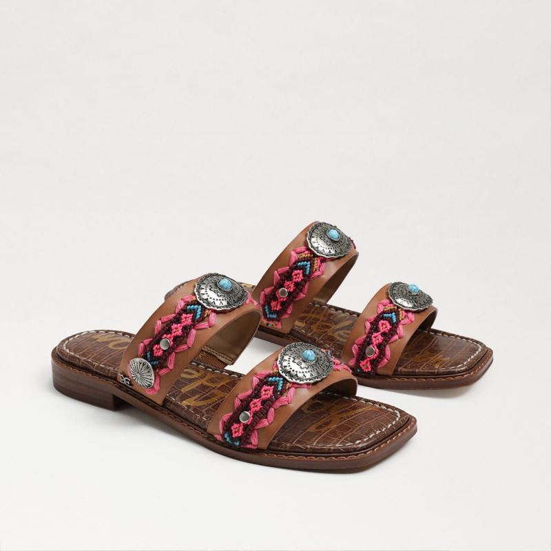 Sam Edelman Hardyn Slide Sandal-Saddle