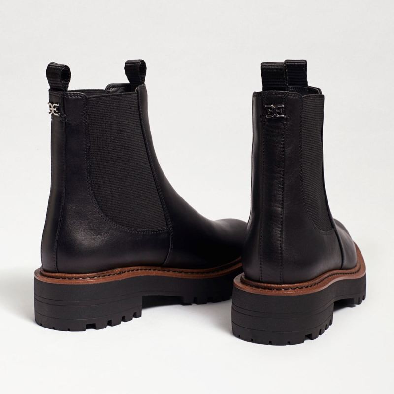 Sam Edelman Laguna Chelsea Boot-Black Leather