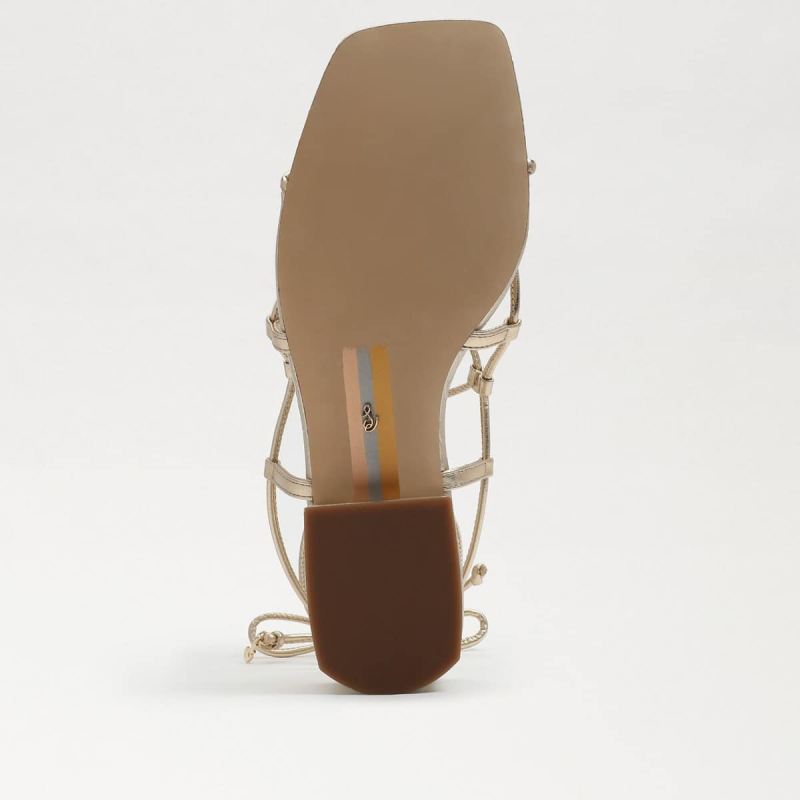 Sam Edelman Daffy Sandal-Gold Leaf Leather