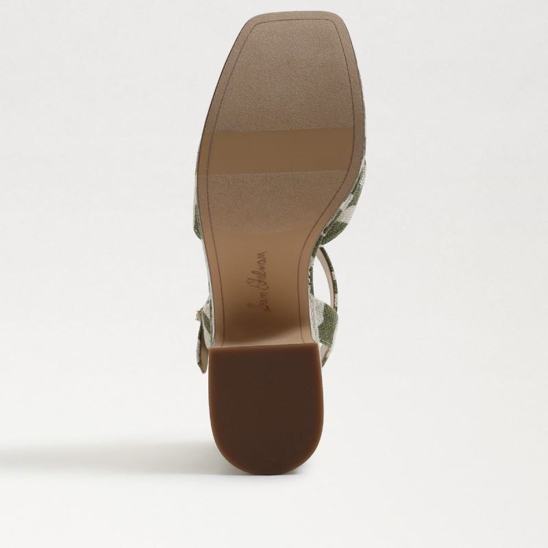 Sam Edelman Trianna Platform Sandal-Soft Fern/Natural Linen