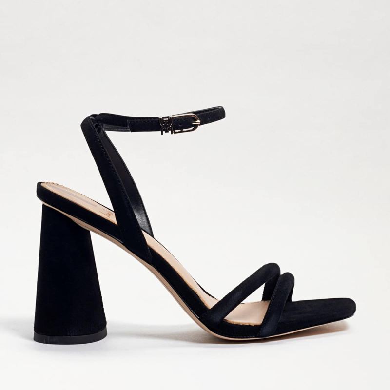 Sam Edelman Kia Block Heel Sandal-Black
