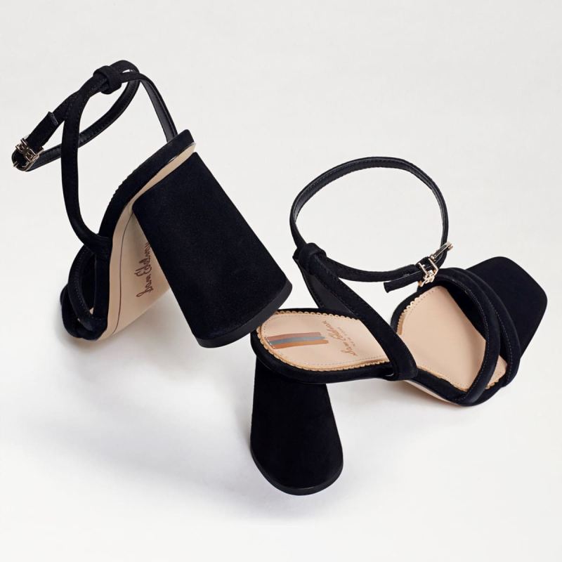 Sam Edelman Kia Block Heel Sandal-Black