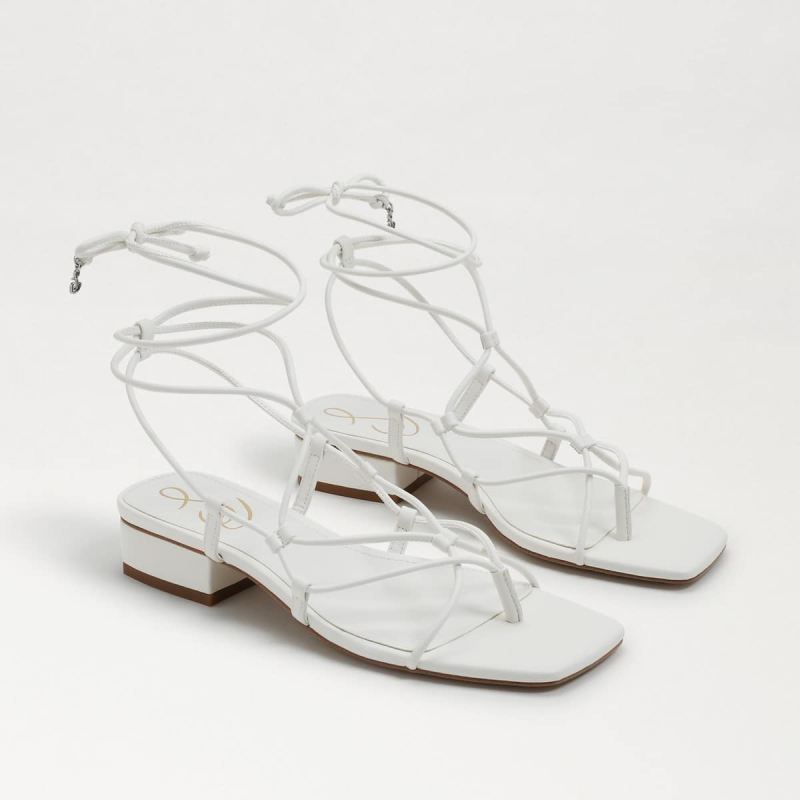 Sam Edelman Daffy Sandal-Bright White Leather