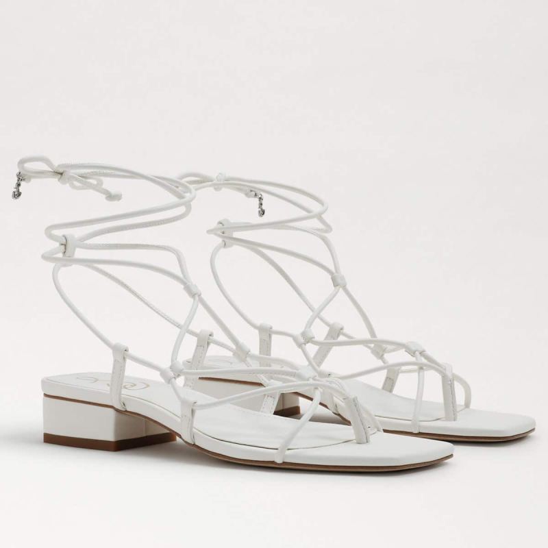 Sam Edelman Daffy Sandal-Bright White Leather
