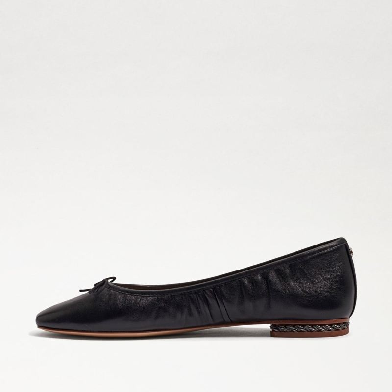 Sam Edelman Meg Ballet Flat-Black Leather