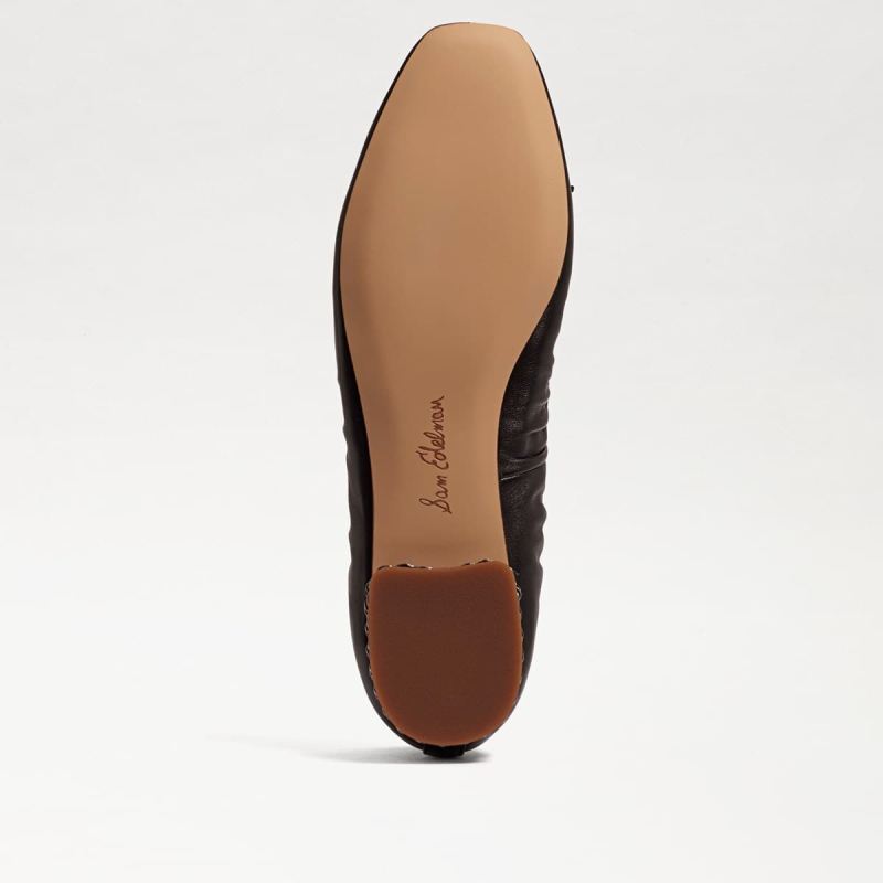 Sam Edelman Meg Ballet Flat-Black Leather