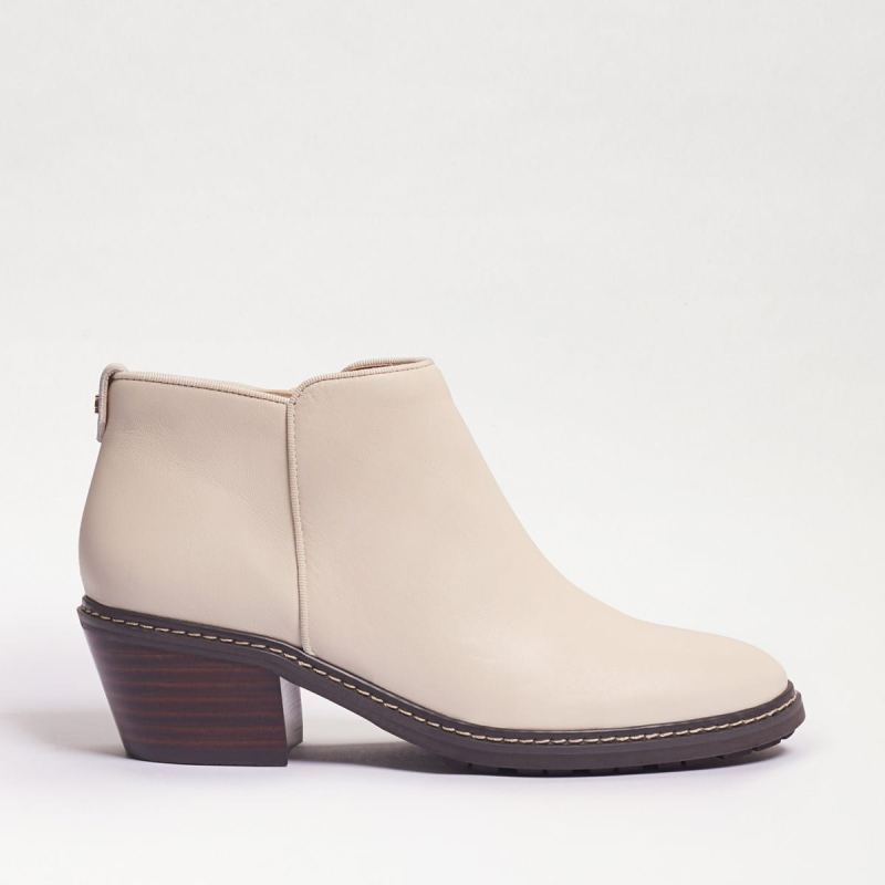 Sam Edelman Pryce Ankle Bootie-Modern Ivory Leather