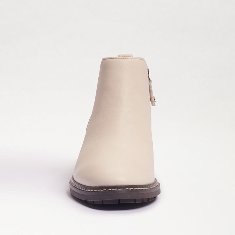 Sam Edelman Pryce Ankle Bootie-Modern Ivory Leather