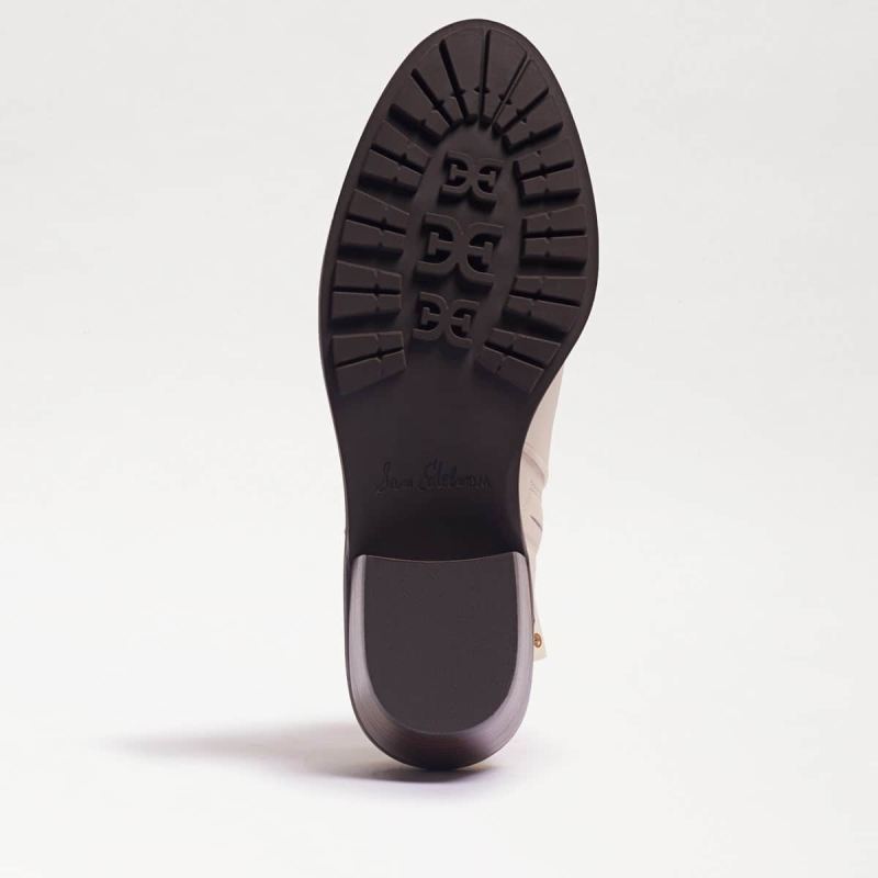 Sam Edelman Pryce Ankle Bootie-Modern Ivory Leather
