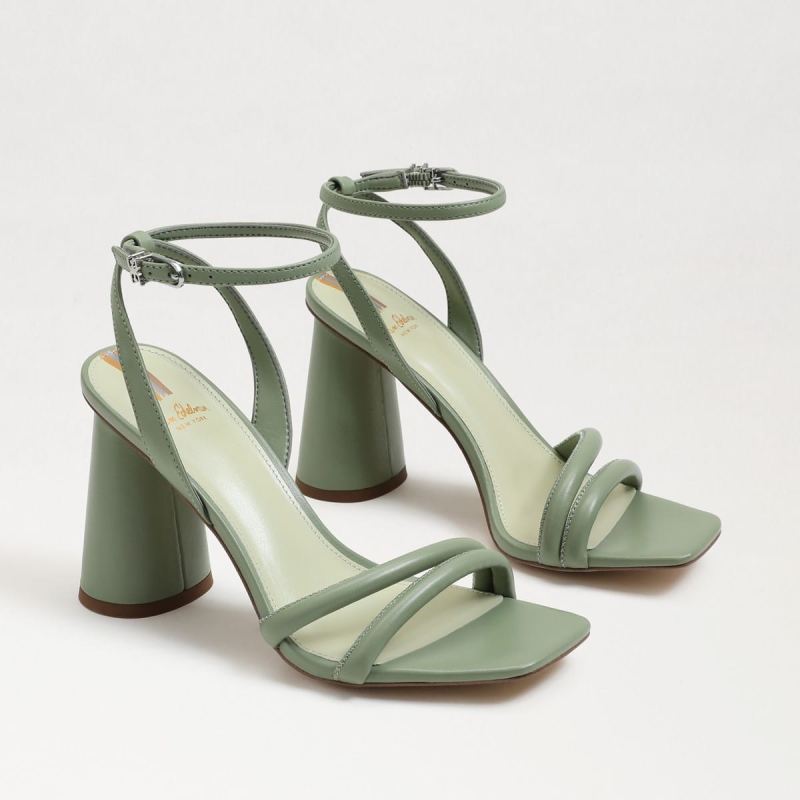 Sam Edelman Kia Block Heel Sandal-Soft Jade Leather Sam Edelman Kia Block Heel Sandal-Soft Jade Leather