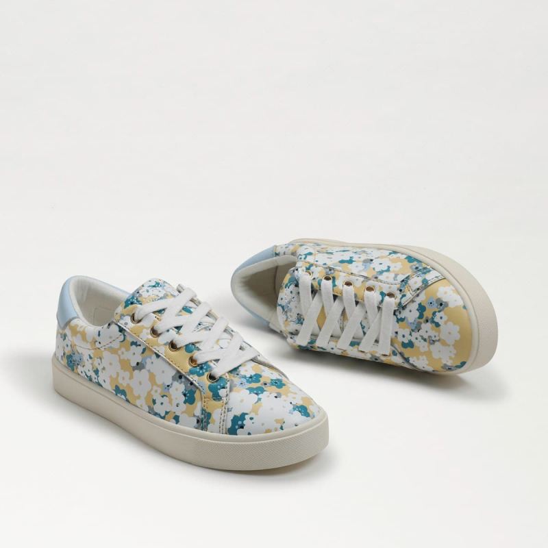 Sam Edelman Ethyl Kids Sneaker-Eggshell Floral Leather