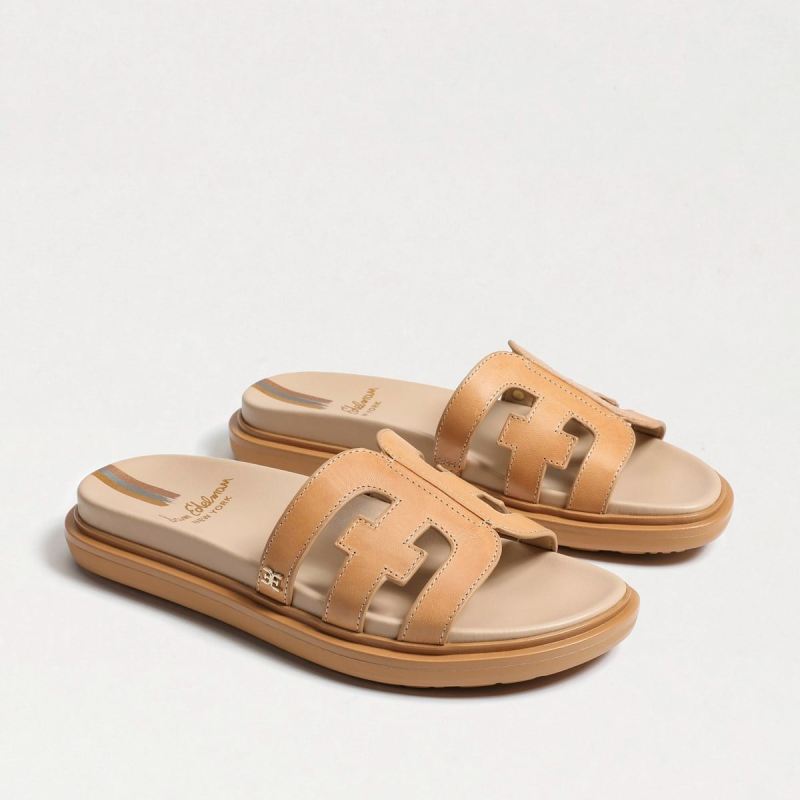 Sam Edelman Valeri Slide Sandal-Natural Leather
