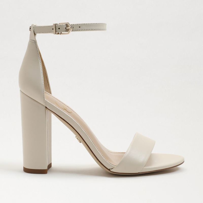 Sam Edelman Yaro Block Heel Sandal-Modern Ivory Leather