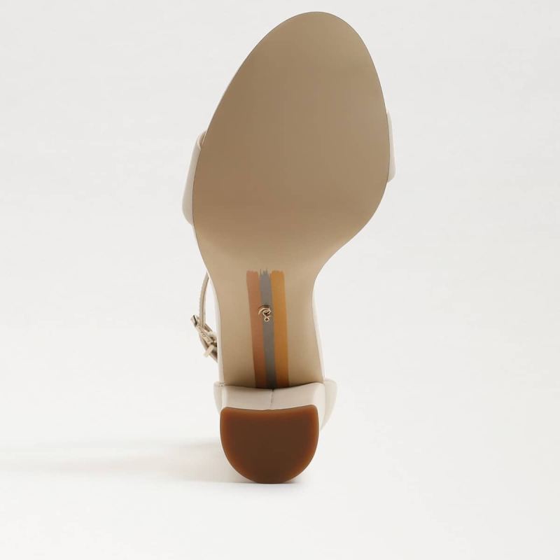 Sam Edelman Yaro Block Heel Sandal-Modern Ivory Leather