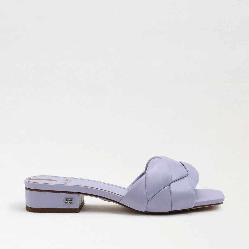 Sam Edelman Dawson Slide Sandal-Misty Lilac Leather