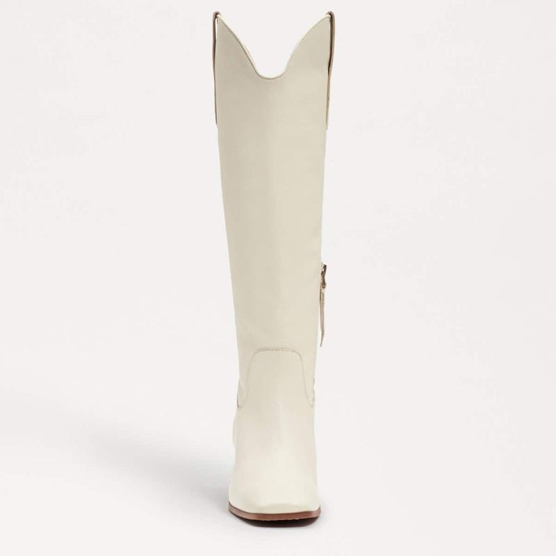 Sam Edelman Britten Western Boot-Modern Ivory Leather