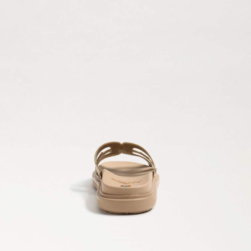 Sam Edelman Valeri Slide Sandal-Gold Leaf Leather