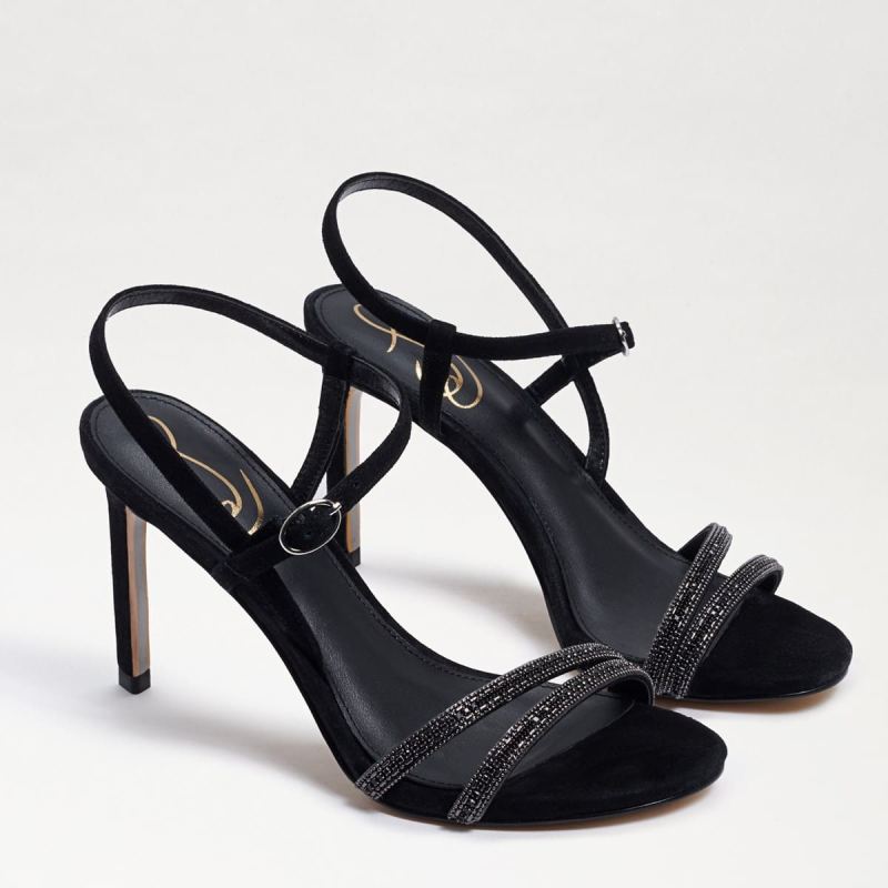 Sam Edelman Daisie Stiletto-Black Suede - Click Image to Close