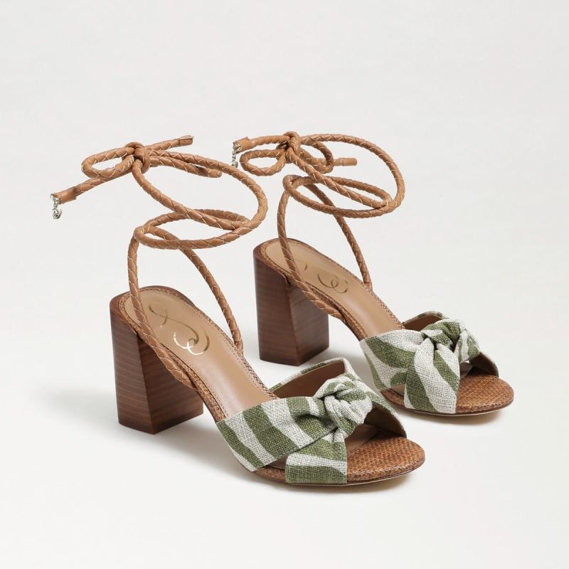 Sam Edelman Bodhi Block Heel Sandal-Soft Fern Linen