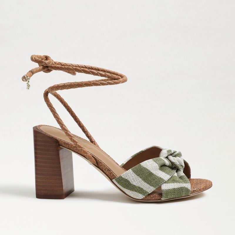 Sam Edelman Bodhi Block Heel Sandal-Soft Fern Linen