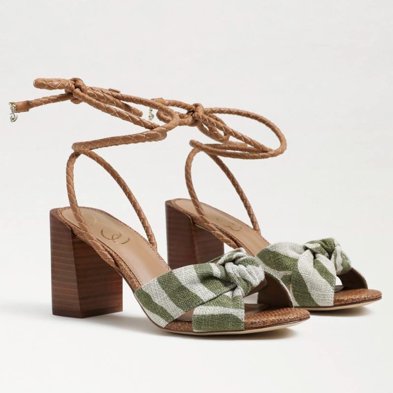 Sam Edelman Bodhi Block Heel Sandal-Soft Fern Linen