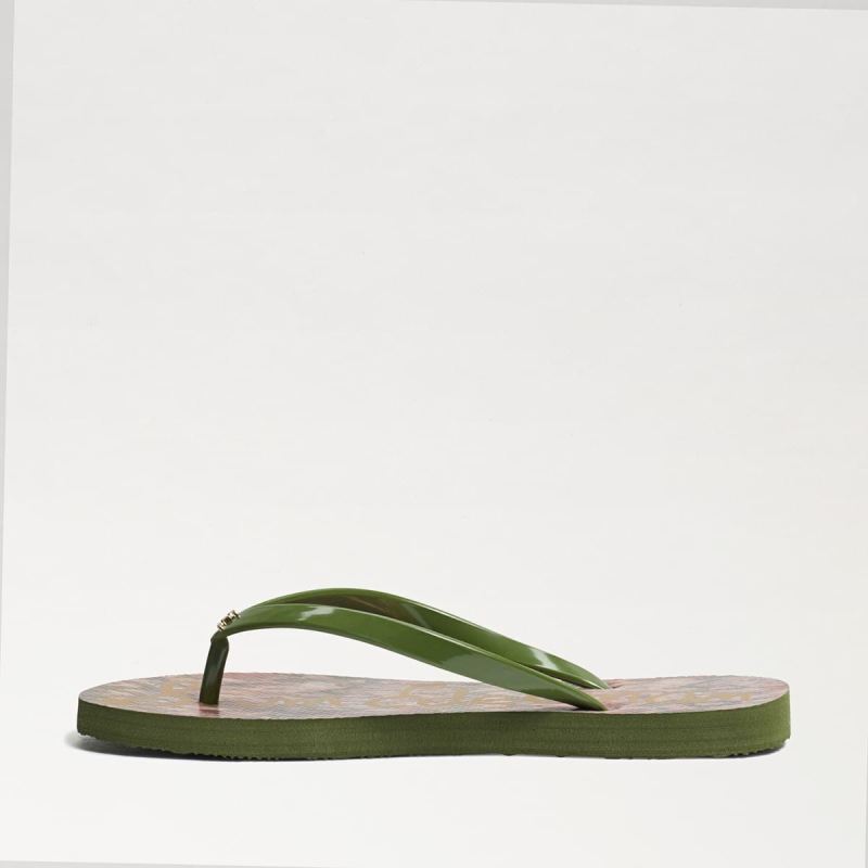 Sam Edelman Skye Flip Flop Sandal-Pink/Green Multi