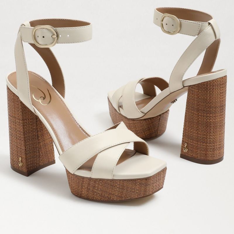 Sam Edelman Nolita Platform Sandal-Modern Ivory Leather