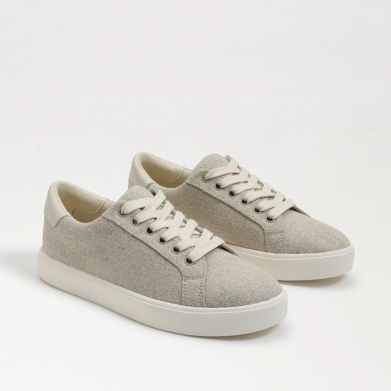 Sam Edelman Ethyl Lace Up Sneaker-Natural Suede