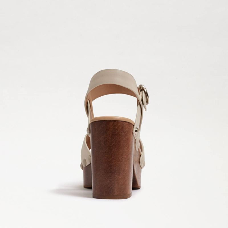 Sam Edelman Josefine Platform Heeled Sandal-Modern Ivory Leather