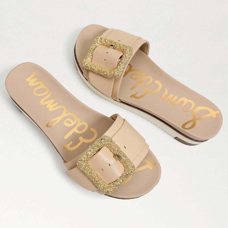 Sam Edelman Ariane Slide Sandal-Natural Sand