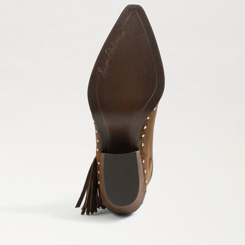 Sam Edelman Willie Western Bootie-Hazelnut Suede