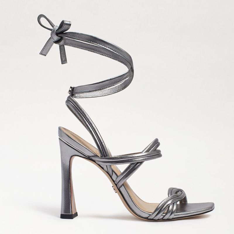 Sam Edelman Lonnie Heeled Sandal-Slate Leather