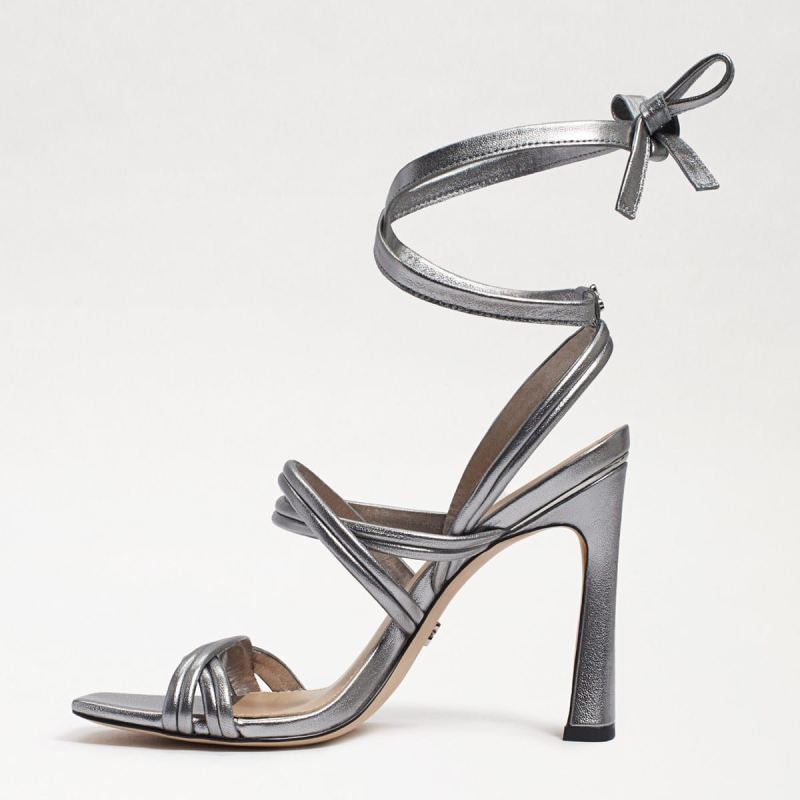 Sam Edelman Lonnie Heeled Sandal-Slate Leather