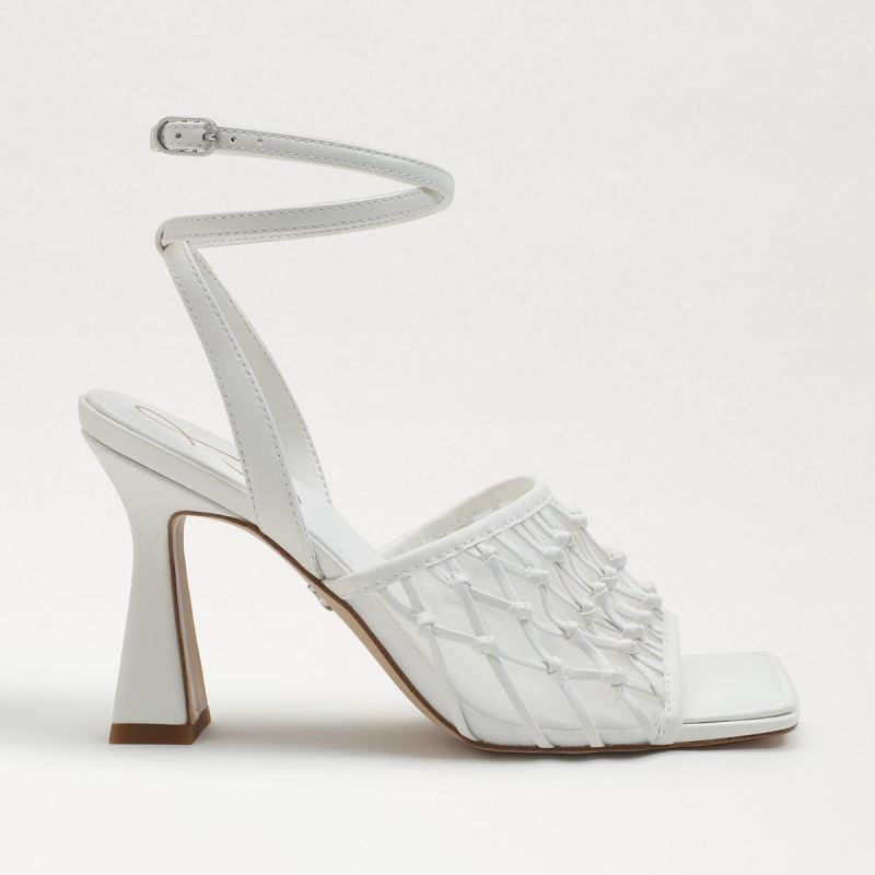 Sam Edelman Candice Heel Sandal-Bright White