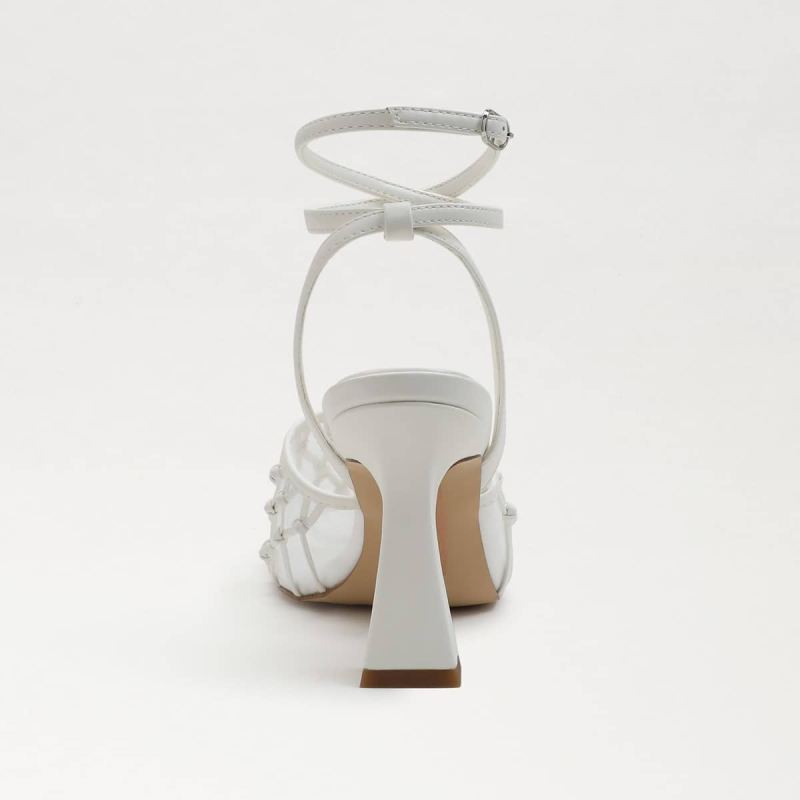 Sam Edelman Candice Heel Sandal-Bright White