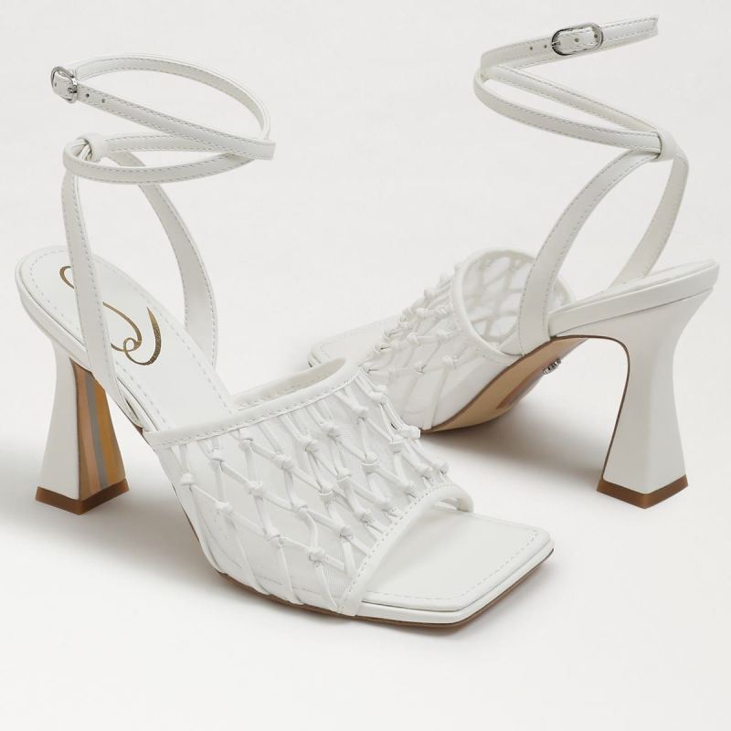 Sam Edelman Candice Heel Sandal-Bright White