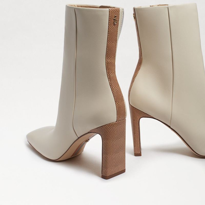 Sam Edelman Anika Ankle Bootie-Modern Ivory Leather