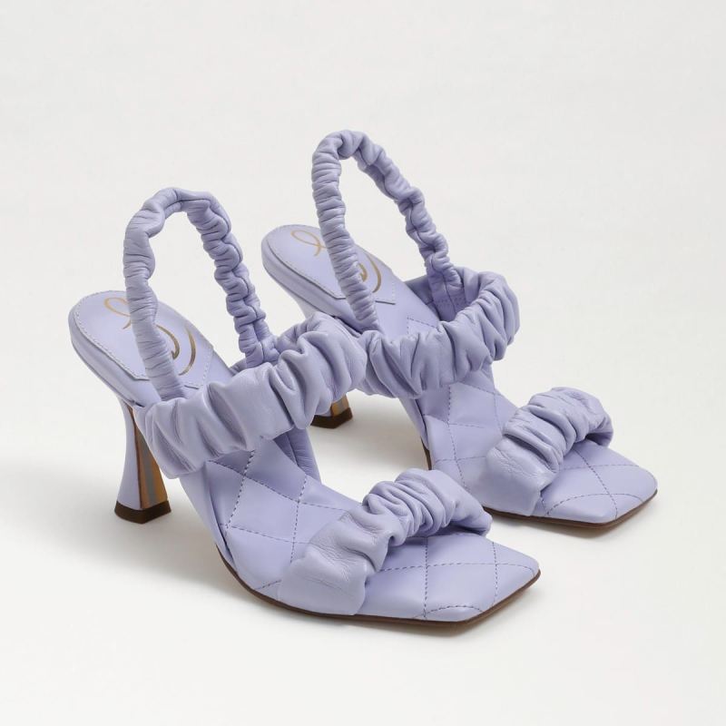 Sam Edelman Marlena Padded Strap Heel-Misty Lilac Leather Sam Edelman Marlena Padded Strap Heel-Misty Lilac Leather