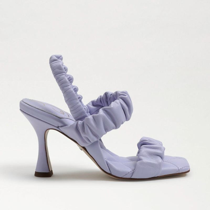 Sam Edelman Marlena Padded Strap Heel-Misty Lilac Leather