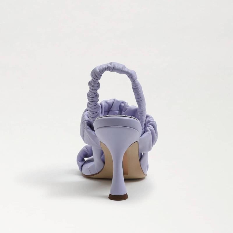 Sam Edelman Marlena Padded Strap Heel-Misty Lilac Leather